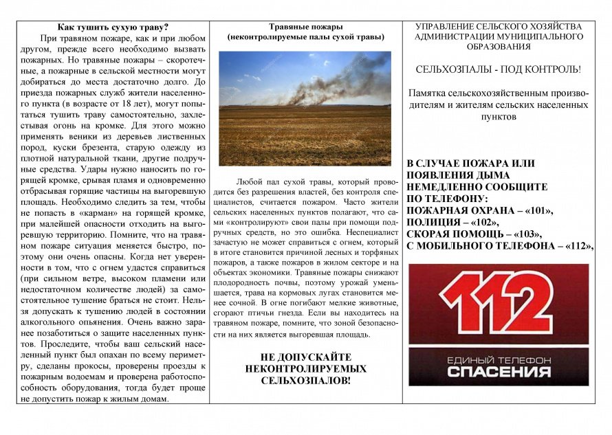 Травяные пожары